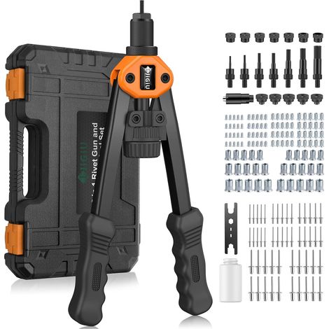 2 in 1 Threaded Insert Rivet Pliers - Orange (1/5)