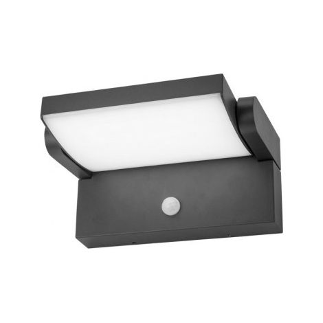 Applique orientable LED CASPER - 12W + Détecteur Miidex Lighting® blanc-chaud-3000k - anthracite (1/5)