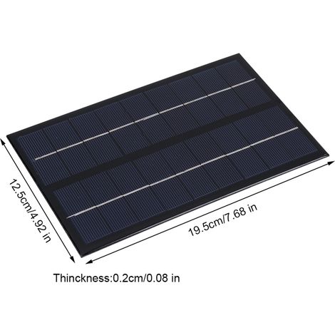 [Panneau solaire] + [Kit DIY] + [Mini 3W 9V] + [Polycristallin] (1/5)