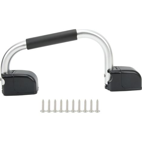 Poignée d'assistance pliante pour camping-car, avec poignée EVA, quincaillerie de porte d'entrée en alliage d'aluminium pour caravane, camping-car, remorque (1/5)