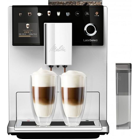 Melitta F630-212 Kaffeevollautomat schwarz und silber