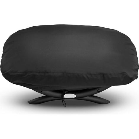 Fundas para barbacoas de gas Weber Baby Q, Q100, Q120 y Q1000, funda para barbacoa de exterior, color negro (1/4)