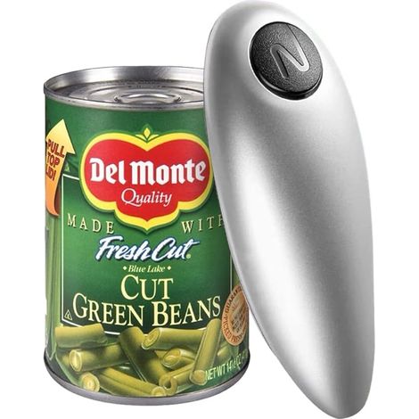 Ouvre-Boîte Électrique - Ouvre-Boîte de Conserve et Ouvre-Bocal Automatique, Idéal pour les Boîtes de Conserve et les Bocaux, Parfait pour la Cuisine (1/5)