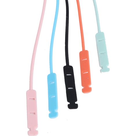 Lot de 4 ceintures de protection buccale universelles en silicone souple et élastique pour médecins, infirmières et enseignants (1/5)