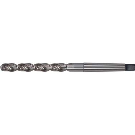 Broca helicoidal - mango cono morsa, de acero - corte rápido, tipo N, DIN 345, perfil corregido, superficie traitée - la vapor, Ø h8 : 20,00 mm