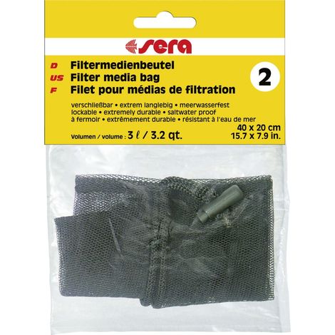 Sera Aquariumzubehör Filtermedienbeutel 2 - 1 Stück Schwamm-/Mattenfilter