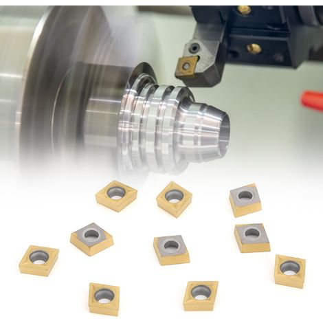 10 Stück CNC-Stahlfedereinsätze NC3020 zum Schneiden großer Kanten und Bearbeiten 09T302-R0.2/R0.4 09T304 (R0.4 Präzisionsfinish) (1/5)