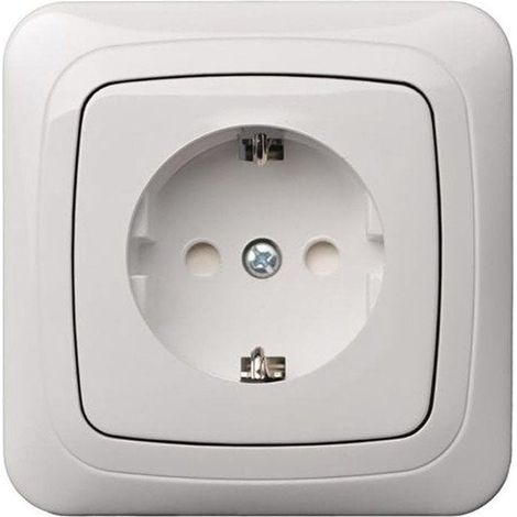 Schneider Electric IKL16-014-01 A B prise électrique blanc