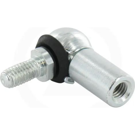 Rotule de direction avec circlip et joint étanche en acier zingué DIN 71802 pièce de fixation universelle longueur 30mm M8 droite M8 droite Vérin Gaz Roulement Bille Tige Goujon Fileté