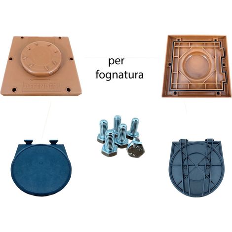 Kit ricambi valvola antiriflusso : Colore - Ral 8023