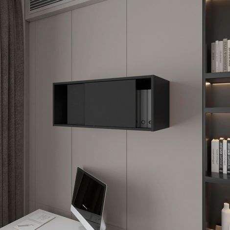 Anegan gabinete flotante con puerta corredera para almacenamiento (1/3)