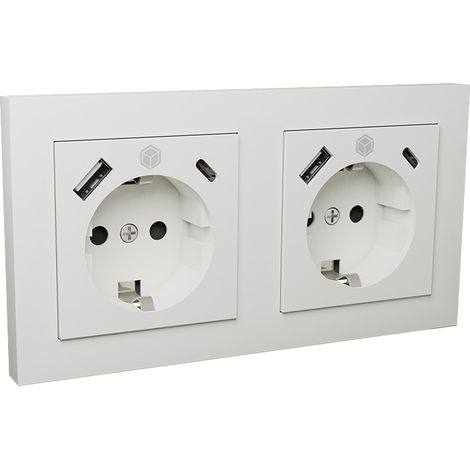ICY BOX Unterputz Steckdosenset IB-MPS4200W-PD (1/4)