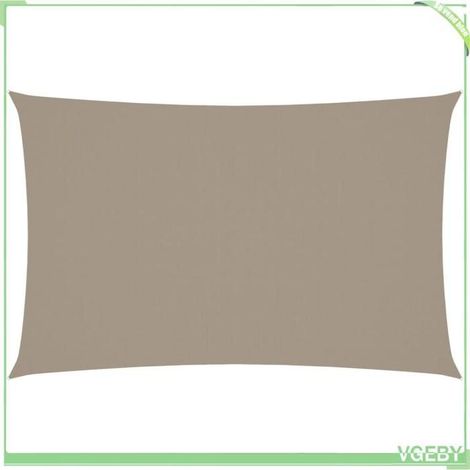 Voile de parasol - FAFEICY - 135438 - Rectangulaire 4x7 m - Tissu Oxford enduit PU - Anti-UV, imperméable (1/5)