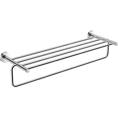Jika Basic - Porte-serviettes avec barre de suspension, 63 cm, chrome H3813A60040001 (1/2)