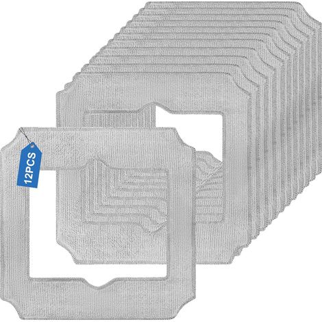 12 serpillères microfibres robot lave-vitres Ecovacs Winbot Mini 2 - Rechange (1/5)