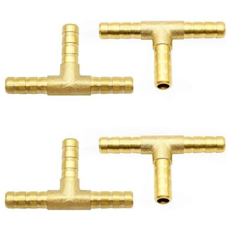 4pcs Pagoda T Type Tee Φ10 Building Material Pipe Fittings for Home Improvement (1/3)