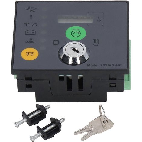 Generatorsteuerung mit manuellem Start, automatisches Steuermodul 835V, Generator-Schlüssel, Selbststart 702 MS HC