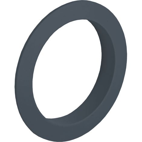 JUNIE Push-Lock Zylinderrosette  rund, Kunststoff anthrazitgrau