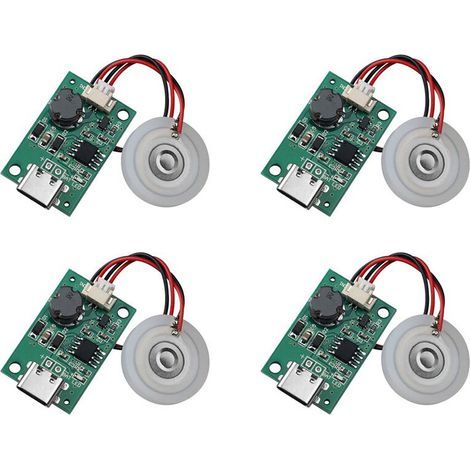 4X Usb Ultrasons Brumisateur Atomiseur Transducteur Atomiseur Film Plaque Accessoires Humidificateur Joint en Caoutchouc (1/2)