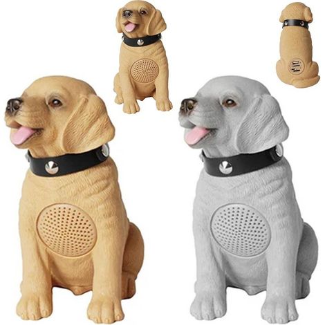 Andowl - Altoparlante Bluetooth Wireless A Forma Di Cane Speacker Radio Stereo Portatile - (1/5)