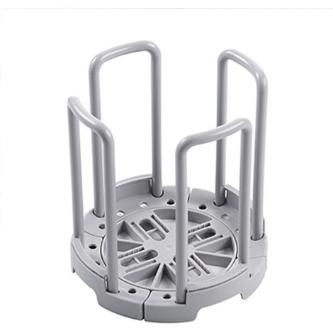 Étagère de rangement pour ustensiles de cuisine grise (1/5)
