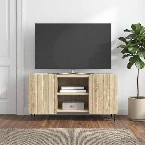 TV-Schränk Sonoma-Eiche 102 x 34,5 x 52 cm Holzwerkstoff (1/5)