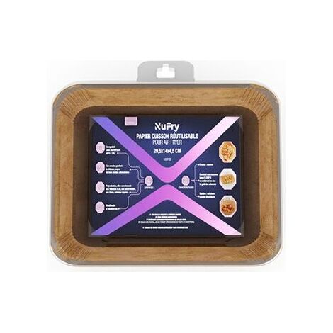 Moldes de papel para hornear - Nufry - Paperec - 100 piezas - Antiadherente - Biodegradable