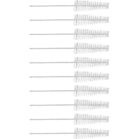 10 pièces Brosses de Nettoyage pour Prothèses Auditives - Nylon pour Trous et Tubes de Ventilation 3.5mm (1/5)
