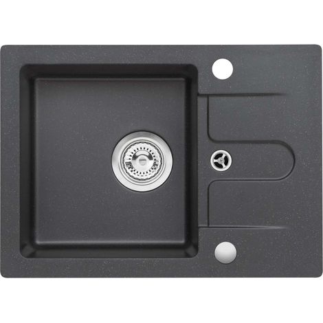 Alveus Cortina - Fregadero de granito 58x42 cm, carbon 1133438 (1/2)