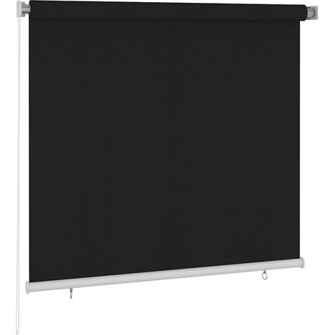 vidaXL Store roulant d'extérieur 165 (l) x 140 (H) cm noir (1/5)