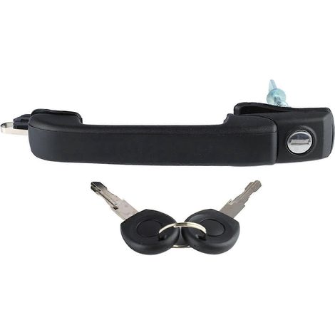 Poignée de porte extérieure 1H0837207 BC Avant Gauche Droite Compatible avec les poignées d'ouverture de porte et les poignées de remplacement automatiques P (1/4)