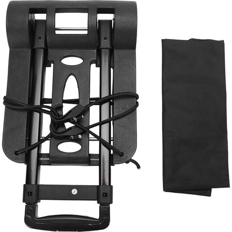 Caddie d'épicerie pliable sur roulettes, chariot avec poignée télescopique, blanchisserie de Camping (1/5)
