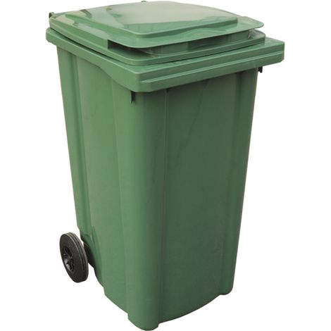 Bac roulant 2 roues premium 240l-lot de 10