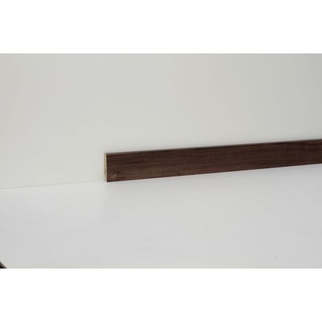 Classen Clip-Fußleiste 240 cm 58 x 19 mm Walnuss natur Sockelleiste