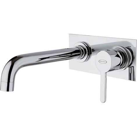 Miscelatore lavabo incasso Sunset senza scarico in ottone cromo (1/2)