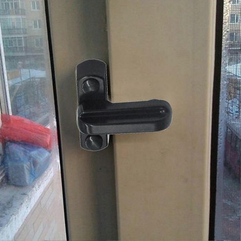 1 Satz Fensterschloss Stabil Einfache Installation Diebstahlsicheres T-förmiges Fenstersicherheitsschloss aus Zinklegierung Home Supply Mengxi (1/5)