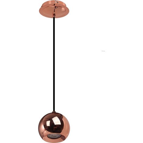 Suspension Italux James cuivre métal Ø12 GU10 dimmable