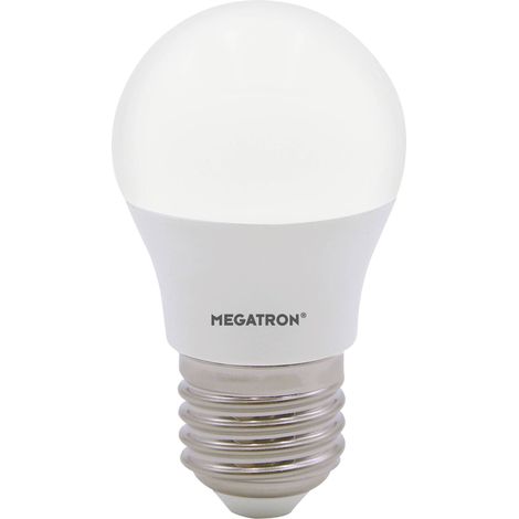 Megatron MT65003 LED CEE F (A - G) E27 forme de goutte 5.5 W blanc chaud (Ø x L) 45 mm x 78 mm 1 pc(