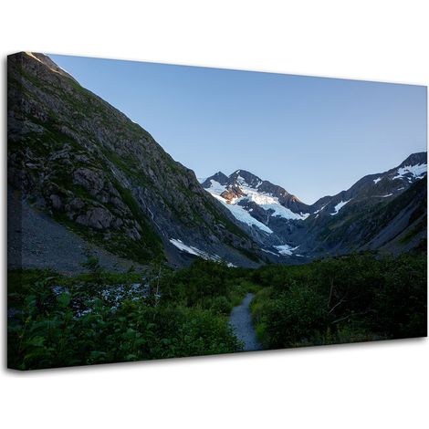 Leinwanddruck Natur Berglandschaft 80x50 cm