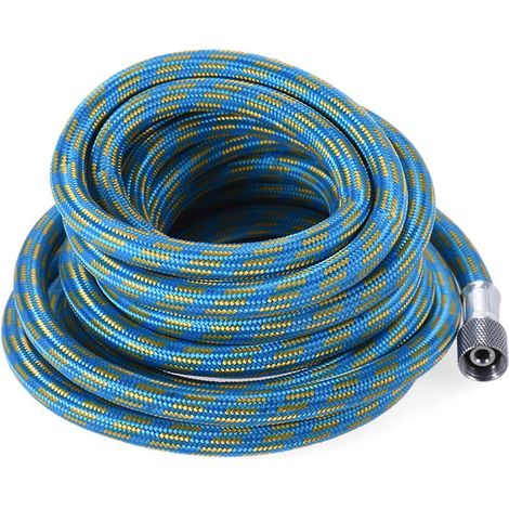 3 meters / 10 feet Premium Nylon Braided Airbrush Hose with Standard 1/8