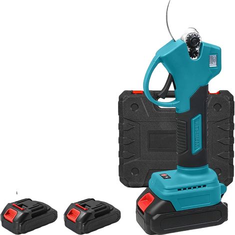 Sécateur Électrique, Moteur Sans Balais, Sécurité à Double Déclencheur, Avec 2 batteries (1/2)