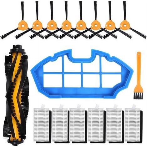 Juego de repuestos para la aspiradora robot Cecotec Conga Excellence 990, Mega Pack, juego de 17 piezas. (1/5)