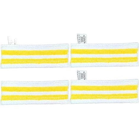 Panno in microfibra per pulitore a vapore - Compatibile con Karcher SC2 SC3 SC4 SC5 - Confezione da 2, colore prugna - Pulizia efficace dei pavimenti duri (1/4)