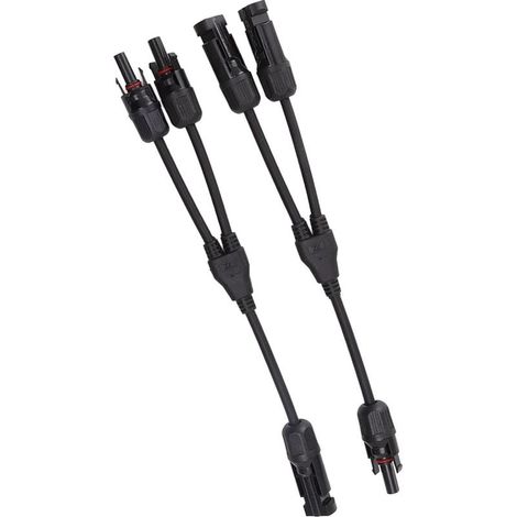 Connecteur solaire en Y 2 PCS Adaptateur parallèle 1000V DC Étanchéité IP67 Résistant aux UV et à la chaleur (1/5)