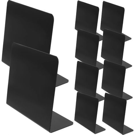 Lot de 10 mini tableaux noirs effaçables et réutilisables pour table.-10X7.5cm-Black