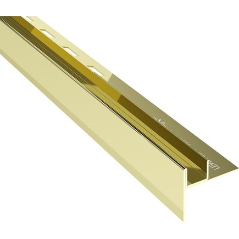 Mexen Line-B Gefälleprofil für Glas 180 cm links, gold - 185004180L (1/5)