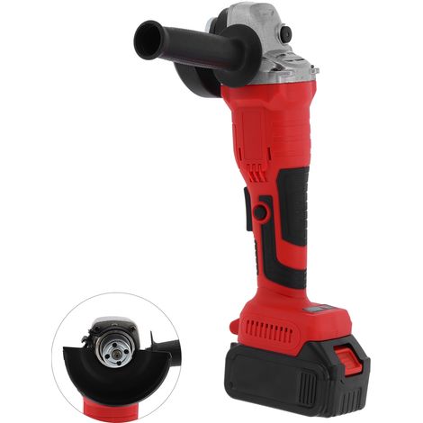 Meuleuse sans fil sans balais 125mm, coupe et polissage, batterie rechargeable, électrique portable, prise UE 80-240V, outil polyvalent (1/5)