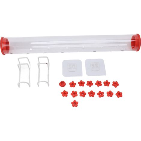Distributeur de Nectar pour Colibris Transparent, 40 cm avec Tube d'Alimentation (1/5)