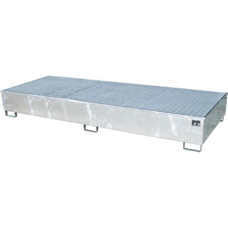 Bauer Südlohn Bac de rangement avec insert PE RW-GR 3300-3 PE, galvanisé à chaud