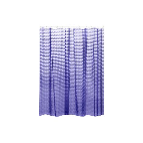 CORTINA DE BAÑO 180 X 200 CM EVA PREMIUM 3D VIOLET